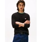 Ανδρική μπλούζα μακρύ μανίκι TJM REG BADGE TEE LS TOMMY JEANS DM0DM21974-BDS μαύρο - Image 3