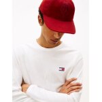 Ανδρική μπλούζα μακρύ μανίκι BADGE TEE LS TOMMY JEANS DM0DM21974-YBL εκρού - Image 3