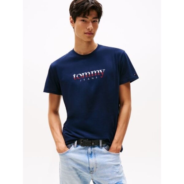 DM0DM21978C1G_main Ανδρική μπλούζα κοντό μανίκι TEE EXT TOMMY JEANS DM0DM21978 μπλε - Image 1