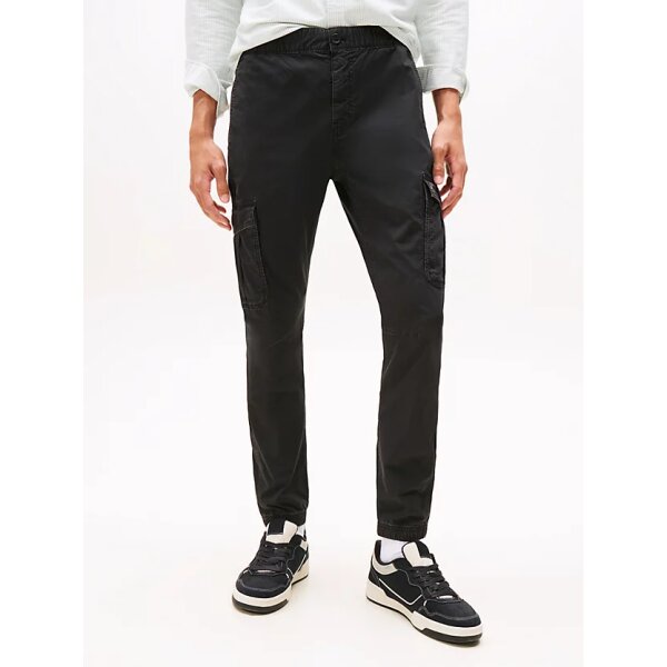 DM0DM22003_BDS_alternate1 Ανδρικό παντελόνι SCANTON CARGO JOGGER TOMMY JEANS DM0DM22003 μαύρο - Image 1