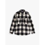 ΑΝΔΡΙΚΟ ΠΟΥΚΑΜΙΣΟ TJM CHECK OVERSHIRT EXT TOMMY JEANS DM0DM22013-BDS ΜΑΥΡΟ - Image 4