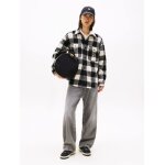 ΑΝΔΡΙΚΟ ΠΟΥΚΑΜΙΣΟ TJM CHECK OVERSHIRT EXT TOMMY JEANS DM0DM22013-BDS ΜΑΥΡΟ - Image 3