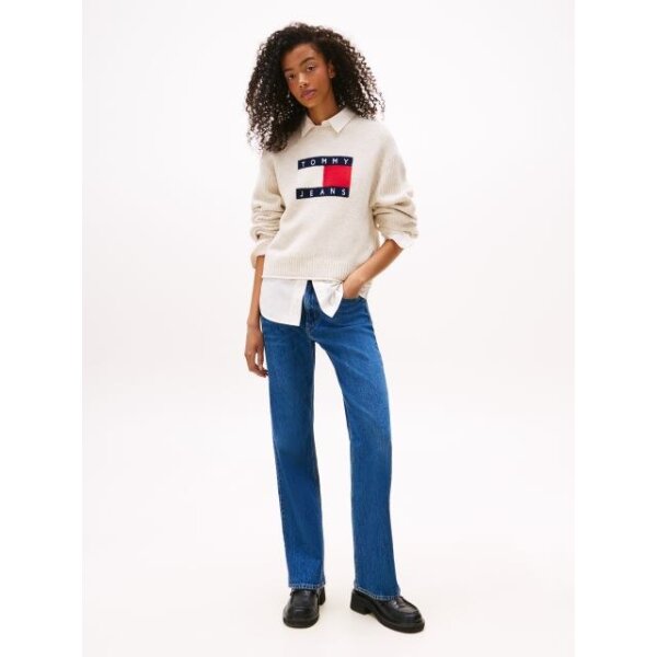 ΓΥΝΑΙΚΕΙΟ TJW MELANGE FLAG SWEATER RIB E TOMMY JEANS DW0DW21782-AFN - Image 3