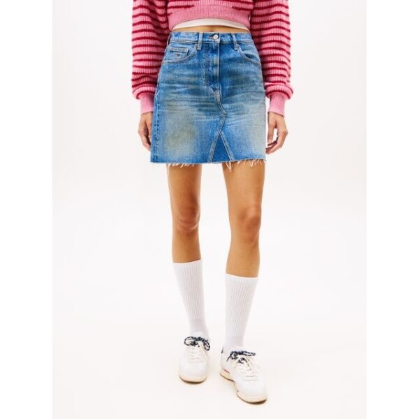 DW0DW219441A5_alternate1 ΓΥΝΑΙΚΕΙΑ ΦΟΥΣΤΑ MOM UH SKIRT DI2132 TOMMY JEANS DW0DW21944-1A5NI - Image 2