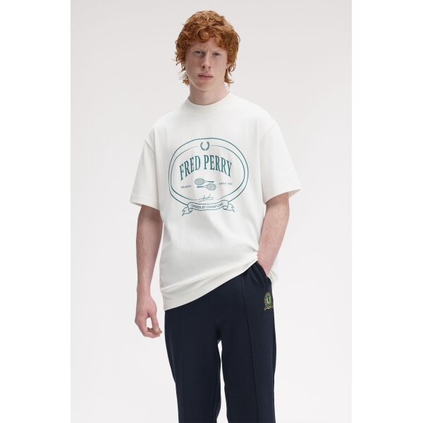 FRED ΑΝΔΡΙΚΗ ΜΠΛΟΥΖΑ FRED PERRY M1316-129 ΛΕΥΚΟ - Image 1