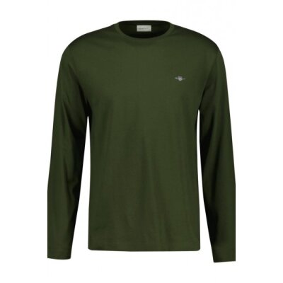 Ανδρική Μπλούζα  Μακρύ Μανίκι GANT 3G2004049-G0360 πράσινο