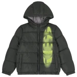 ΠΑΙΔΙΚΟ ΜΠΟΥΦΑΝ LS HOODED PADDED JACKET W/ ZIP GUESS L5YL01WGB60-GU0/G9I1