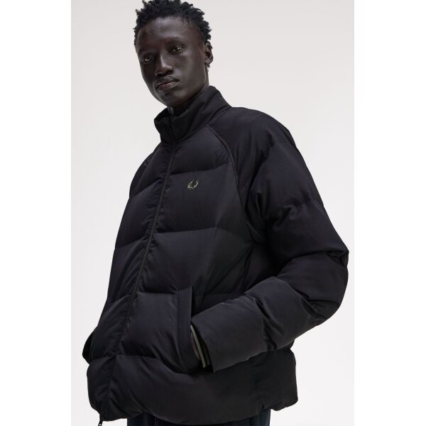 ΑΝΔΡΙΚΟ ΜΠΟΥΦΑΝ FRED PERRY J1309-102 ΜΑΥΡΟ - Image 2