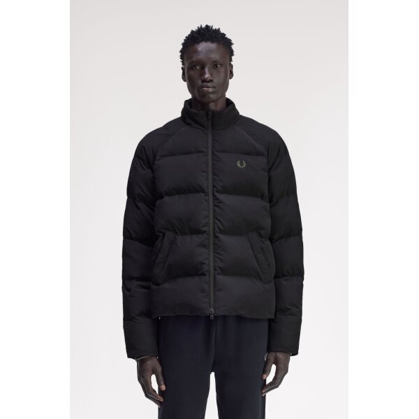 ΑΝΔΡΙΚΟ ΜΠΟΥΦΑΝ FRED PERRY J1309-102 ΜΑΥΡΟ - Image 1