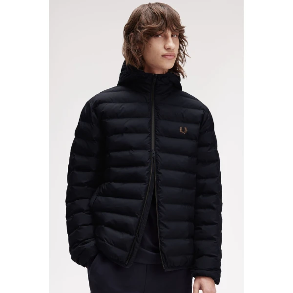 ΑΝΔΡΙΚΟ ΜΠΟΥΦΑΝ FRED PERRY J8553-184 ΜΑΥΡΟ - Image 2