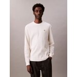 ΑΝΔΡΙΚΗ ΜΠΛΟΥΖΑ LS WAFFLE BADGE CREWNK TEE CALVIN KLEIN LV040EM217-YAS ΕΚΡΟΥ