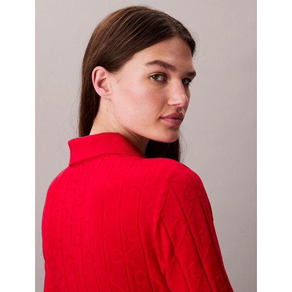 ΓΥΝΑΙΚΕΙΟ ΦΟΡΕΜΑ AOP JACQUARD LS POLO DRESS CALVIN KLEIN LV047D228G-XMD - Image 5