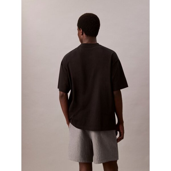 ΑΝΔΡΙΚΗ ΜΠΛΟΥΖΑ SS HI LOW EMB 16S JERSEY CN TE CALVIN KLEIN LV04RB295G-UB1 ΜΑΥΡΟ - Image 4