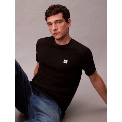 ΑΝΔΡΙΚΟ SS BADGE 30S JERSEY CLASSIC TE  CALVIN KLEIN LV04RC272G-UB1 ΜΑΥΡΟ