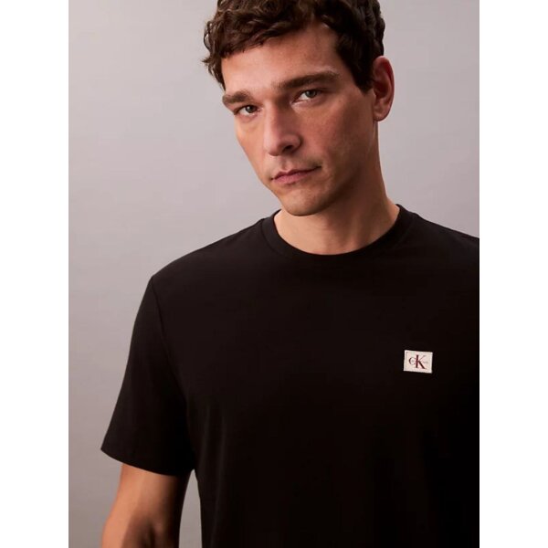 LV04RC272GUB1_MO-D2 ΑΝΔΡΙΚΟ SS BADGE 30S JERSEY CLASSIC TE  CALVIN KLEIN LV04RC272G-UB1 ΜΑΥΡΟ - Image 3