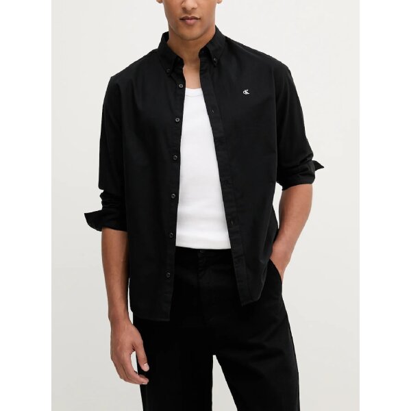 Ανδρικό πουκάμισο OXFORD CLASSIC SHIRT CALVIN KLEIN LV140EM125-UB1 μαύρο - Image 4