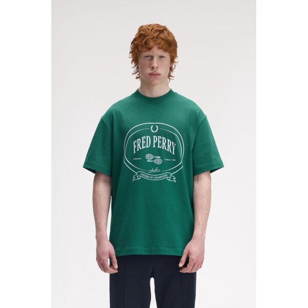 ΑΝΔΡΙΚΗ ΜΠΛΟΥΖΑ FRED PERRY M1316-Z18 ΠΡΑΣΙΝΟ - Image 2