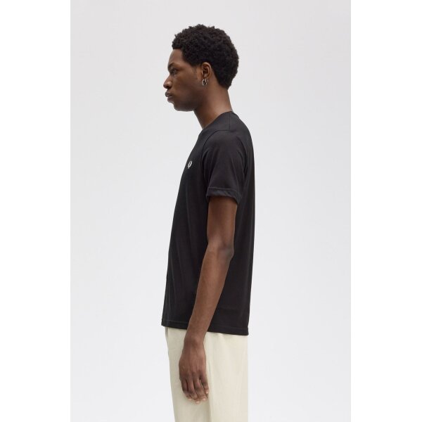 ΑΝΔΡΙΚΗ ΜΠΛΟΥΖΑ FRED PERRY M1600-102 ΜΑΥΡΟ - Image 6