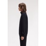 ΑΝΔΡΙΚΟ HALF ZIP SWEATSHIRT FRED PERRY M3574-S77 ΜΑΥΡΟ - Image 8