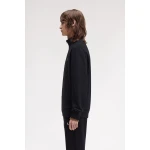 ΑΝΔΡΙΚΟ HALF ZIP SWEATSHIRT FRED PERRY M3574-S77 ΜΑΥΡΟ - Image 8