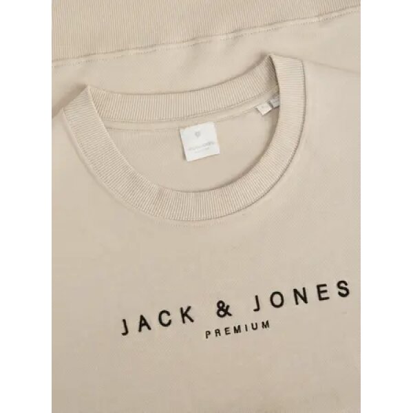 MW2vABw1mphD3_006 Ανδρικό φούτερ JPRCCJAYSON SWEAT CREW NECK JACK&JONES 12283436 μπεζ - Image 3