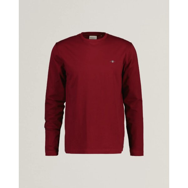 Ανδρική Μπλούζα  Μακρύ Μανίκι GANT 3G2004049-G0604 Μπορντώ - Image 1