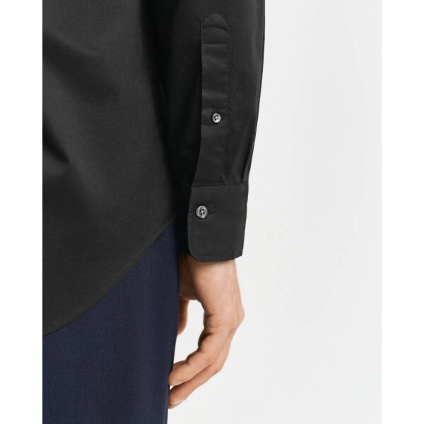 Ανδρικό Πουκάμισο Μαύρο GANT  3G3000100-G0005 - Image 4
