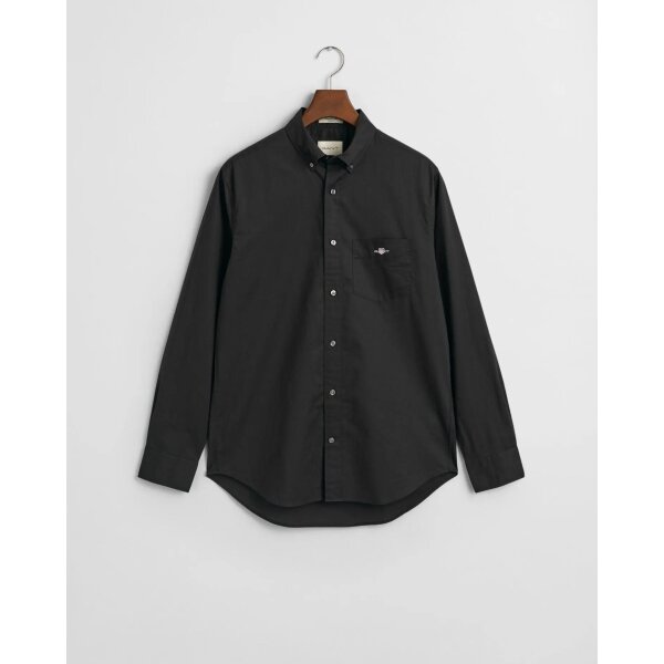 Ανδρικό Πουκάμισο Μαύρο GANT  3G3000100-G0005 - Image 5