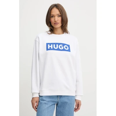 ΓΥΝΑΙΚΕΙΑ ΜΠΛΟΥΖΑ ΦΟΥΤΕΡ ΛΕΥΚΗ HUGO 50522425-100