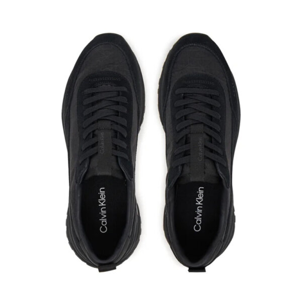 YM0YM01378-0GJ_000_2-768x768 ΑΝΔΡΙΚΟ ΠΑΠΟΥΤΣΙ HIKE RUNNER CASUAL NY-SU AOP CALVIN KLEIN YM0YM01378-0GJ ΜΑΥΡΟ - Image 2