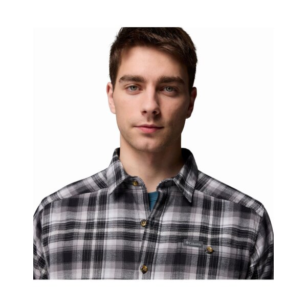 Ανδρικό Πουκάμισο Cornell Woods™ Flannel Long Sleeve COLUMBIA 1617951-009 γκρι - Image 3