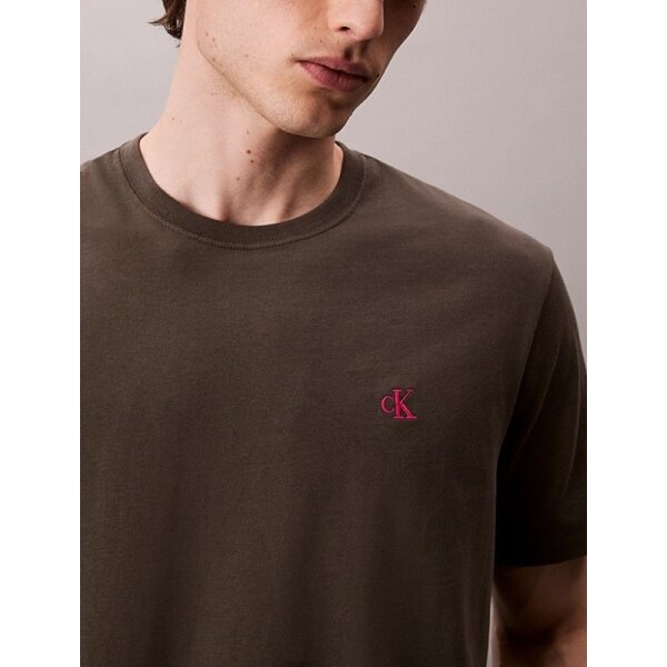 Ανδρική μπλούζα  MONOGRAM TEE CALVIN KLEIN LV04RC275G γκρι - Image 3