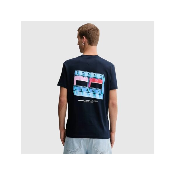 Ανδρική μπλούζα DNA FLAG PLAY TEE EXT TOMMY JEANS  DM0DM21980-C1G μπλε - Image 3