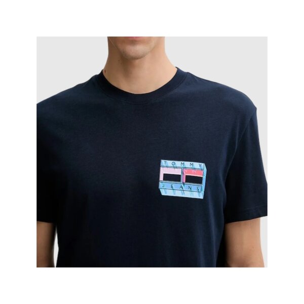 Ανδρική μπλούζα DNA FLAG PLAY TEE EXT TOMMY JEANS  DM0DM21980-C1G μπλε - Image 2