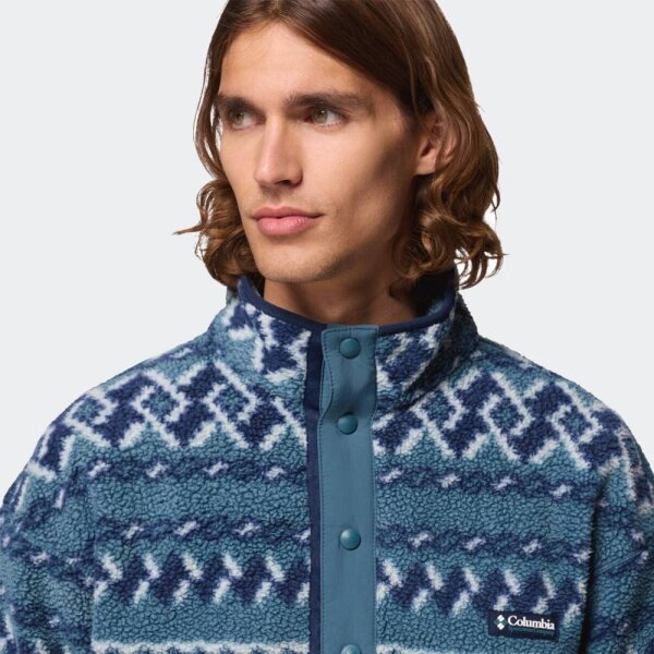 Ανδρική μπλούζα fleece HELVETIA COLUMBIA 2098461-429 μπλε-πράσινο - Image 3