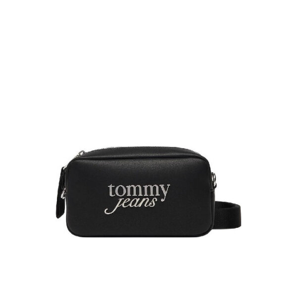 fixedratio_20250913015954_tommy_hilfiger_camera_gynaikeia_tsanta_omou_mayri_aw0aw17897_bds ΓΥΝΑΙΚΕΙΟ TJW BOLD SCRIPT CAMERA BAG TOMMY JEANS AW0AW17897-BDS - Image 1