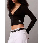 ΓΥΝΑΙΚΕΙΑ ΜΠΛΟΥΖΑ A-LS WVN LBL 2X2 CTT CALVIN KLEIN LV047C204G-UB1 - Image 4