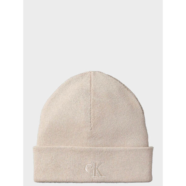 fixedratio_20250914095654_calvin_klein_beanie_andrikos_skoufos_plektos_se_mpez_chroma_lv04d8020g_rmu ΑΝΔΡΙΚΟΣ ΣΚΟΥΦΟΣ ΓΚΡΙ CK FINE RIB BEANIE CALVIN KLEIN LV04D8020G-RMU - Image 1