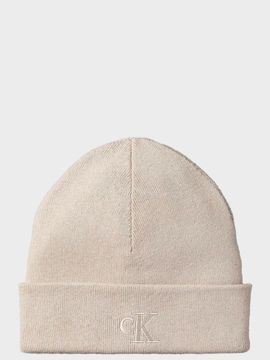 fixedratio_20250914095654_calvin_klein_beanie_andrikos_skoufos_plektos_se_mpez_chroma_lv04d8020g_rmu ΑΝΔΡΙΚΟΣ ΣΚΟΥΦΟΣ ΓΚΡΙ CK FINE RIB BEANIE CALVIN KLEIN LV04D8020G-RMU - Image 1