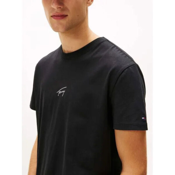 ΑΝΔΡΙΚΟ TJM REG TONAL SIGNATURE TEE TOMMY JEANS DM0DM22138-BDS ΜΑΥΡΟ - Image 3