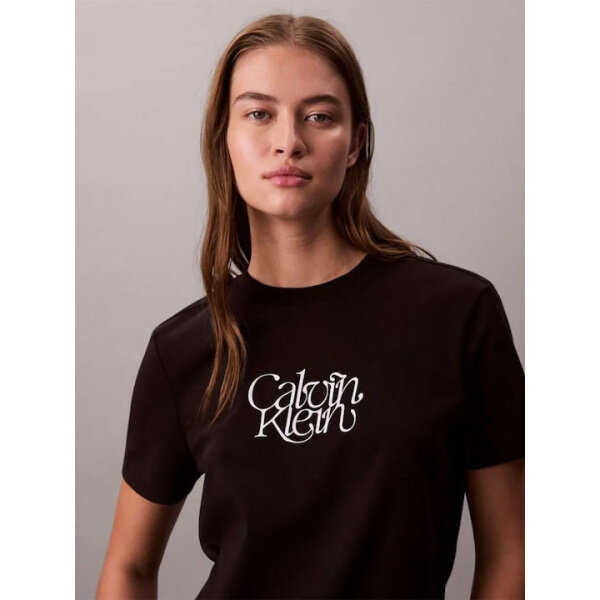 fixedratio_20250922104917_81400b3c ΓΥΝΑΙΚΕΙΑ ΜΠΛΟΥΖΑ SS FITTED SCRIPT  CALVIN KLEIN LV047D210G-UB1 - Image 3
