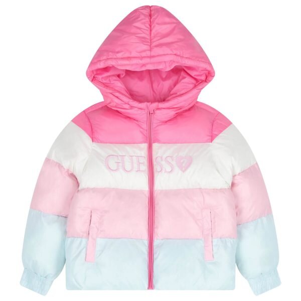 guess-paidika-jacket-koritsia-K5YL01WEGY0-F00V-121-600x600 ΠΑΙΔΙΚΟ ΜΠΟΥΦΑΝ PADDED HOODED LS JACKET W/ZIP GUESS K5YL01WEGY0-GU0/F00V - Image 1