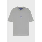Ανδρική μπλούζα κοντό μανίκι Regular-fit cotton-jersey with blue logo patch 50509991 Γκρί - Image 2