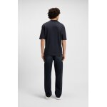 Ανδρική μπλούζα κοντό μανίκι Regular-fit cotton-jersey with blue logo patch 50509991 μπλε - Image 2