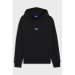 Ανδρική μπλούζα φούτερ Cotton-terry loose-fit hoodie with logo details HUGO 50510724 μαύρο - Image 4