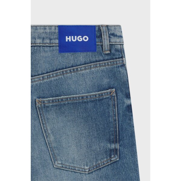 ΓΥΝΑΙΚΕΙΟ JEANS Baggy-fit jeans in blue rigid denim HUGO BLUE 50541539-428 - Image 3