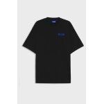 Ανδρική μπλούζα Cotton-jersey T-shirt with puff-print logo HUGO 50542810 μαύρο - Image 3