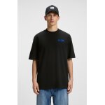 Ανδρική μπλούζα Cotton-jersey T-shirt with puff-print logo HUGO 50542810 μαύρο