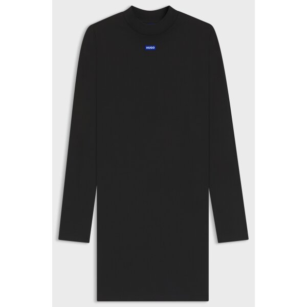 hbeu50545016_001_100 Γυναικείο Φόρεμα μακρύ μανίκι HUGO BLUE 50545016 μαύρο - Image 2