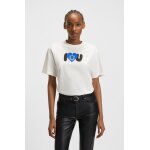ΓΥΝΑΙΚΕΙΑ ΜΠΛΟΥΖΑ Cotton-jersey Happy HUGO graphic 50545053-102